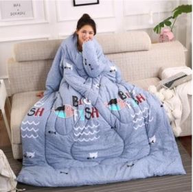 Winter Lazy Quilt with Sleeves (Option: 14)