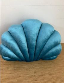 Simulation Shell Pillow Cushion Doll Nap Pillow (Option: Royal blue-S)