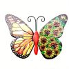 1pc/4pcs, Metal Butterfly Wall Art Decor, 3D Outdoor Sculpture Iron Outdoor Hanging Decor Ornaments, Metal Hand-made Butterfly Wall Art