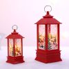 Christmas Lantern Candlestick Lamp Night Light Desktop Christmas Ornaments