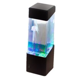 Fantasy Jellyfish Lamp 7 Color Aquarium Jellyfish Lamp Relaxing Mood Jellyfish LED Night Light Remote Control Home Decor Gifts (Lampshade Color: Only 7color, Ships From: CN)