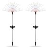 2Pcs Solar Powered Starburst Lights 240 LEDs Firework Lamp Garden Path Decor Lights