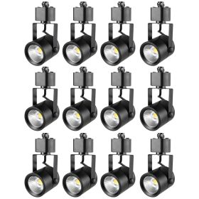 VEVOR LED Track Lighting Heads, 6.5W 3000K 470lm Warm White, Dimmable H Type Track Light Head (Default: Default)