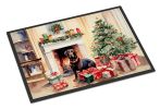 Labrador Retriever Cozy Christmas Doormat Front Door Mat Indoor Outdoor Rugs for Entryway, Non Slip Washable Low Pile, 24H X 36W