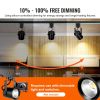 VEVOR LED Track Lighting Heads, 6.5W 3000K 470lm Warm White, Dimmable H Type Track Light Head