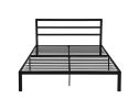 Queen Size Metal Bed Frame with Headboard