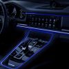 2M Automobile Atmosphere Lamp USB Dark-blue Car Interior Light Strip; LED Car Lights Interior For Dashboard Decorations