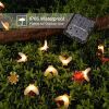 Solar String Lights Outdoor Waterproof Simulation Honey Bees Lamp Fairy Lights with 8 Lighting Decor for Garden Xmas Decorations