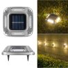 8 LED Solar Wall Light For Outdoor Courtyard Garden; Christmas Party Decoration; LED Lights