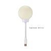 Christmas Lights; Christmas Decoration 1pc Creative Moon Shape Night Light; USB Moonlight Night Light; Soft Energy Efficiency Power Saving Lamp