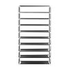 10 Tiers Shoe Rack with Dustproof Cover Closet Shoe Storage Cabinet Organizer RT