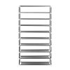 10 Tiers Shoe Rack with Dustproof Cover Closet Shoe Storage Cabinet Organizer RT