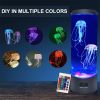 7 Color Aquarium Jellyfish Lamp Fantasy Jellyfish Lamp Relaxing Mood Jellyfish LED Night Light Remote Control Home Decor Gifts