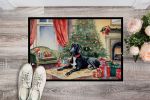 Great Dane Cozy Christmas Doormat Front Door Mat Indoor Outdoor Rugs for Entryway, Non Slip Washable Low Pile, 24H X 36W