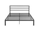 Queen Size Metal Bed Frame with Headboard