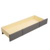 Full Size Storage Bed Velvet Upholstered Platform Bed with a Big Drawer