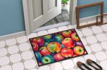 Colorful Apples Doormat Front Door Mat Indoor Outdoor Rugs for Entryway, Non Slip Washable Low Pile, 24H X 36W