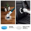 Electric Self Rotating Cleaning Brush, Waterproof Rotating Washer, Can Add Cleaning Solution,Replaceable with 5/7/9 Brush Heads