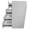 Livelylodge Modular Wardrobe Closet - Freestanding White Closet with Spacious Storage Shelves and Hanging Rods 70.86"W x 16.04"D x 70.86"H