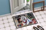 Coton De Tulear Cozy Christmas Doormat Front Door Mat Indoor Outdoor Rugs for Entryway, Non Slip Washable Low Pile, 24H X 36W