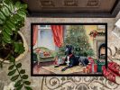 Great Dane Cozy Christmas Doormat Front Door Mat Indoor Outdoor Rugs for Entryway, Non Slip Washable Low Pile, 24H X 36W