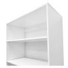 Livelylodge Modular Wardrobe Closet - Freestanding White Closet with Spacious Storage Shelves and Hanging Rods 70.86"W x 16.04"D x 70.86"H