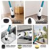 Electric Self Rotating Cleaning Brush, Waterproof Rotating Washer, Can Add Cleaning Solution,Replaceable with 5/7/9 Brush Heads