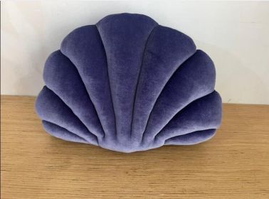 Simulation Shell Pillow Cushion Doll Nap Pillow (Option: Purple-S)